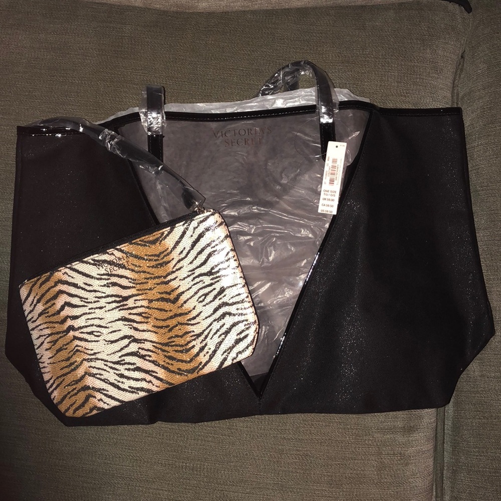 Tote bag and make up bag set